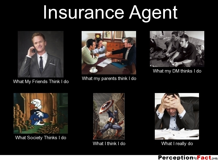 Insurance Agent: Insurance Agent What My Friends Think I Do