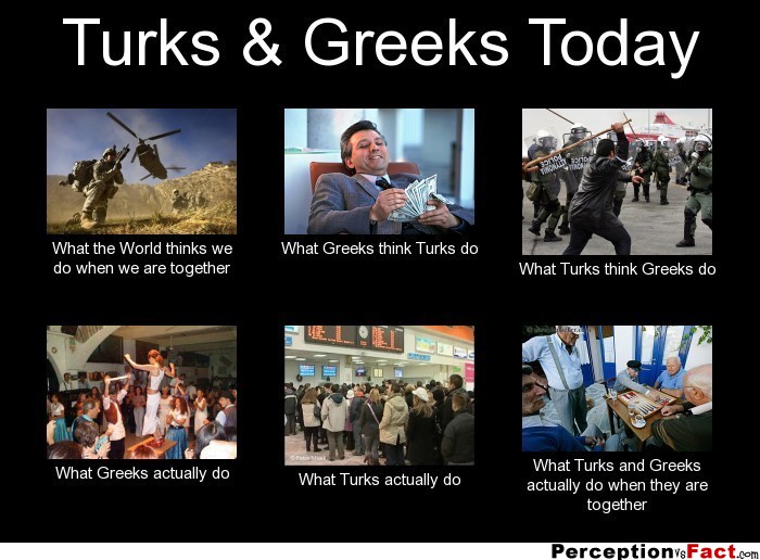 Turks & Greeks Today... What people think I do, what I really do