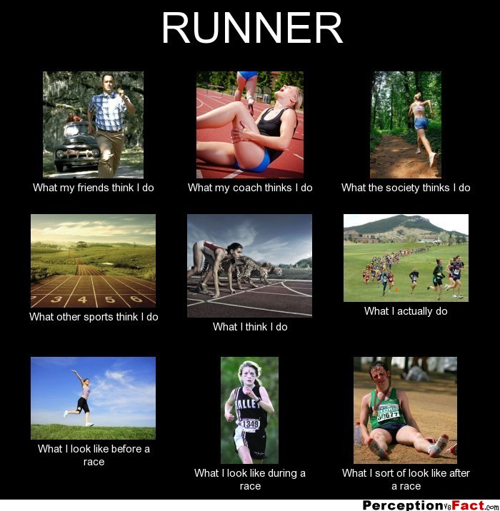 RUNNER - What people think I do, what I really do 