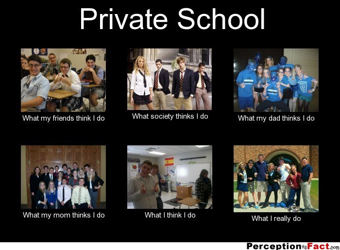 Private School... - What people think I do, what I really do ...