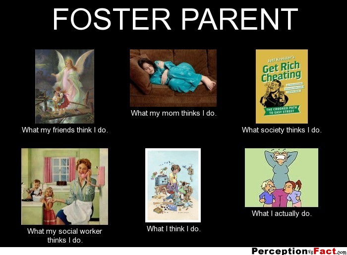 FOSTER PARENT - What people think I do what I really 