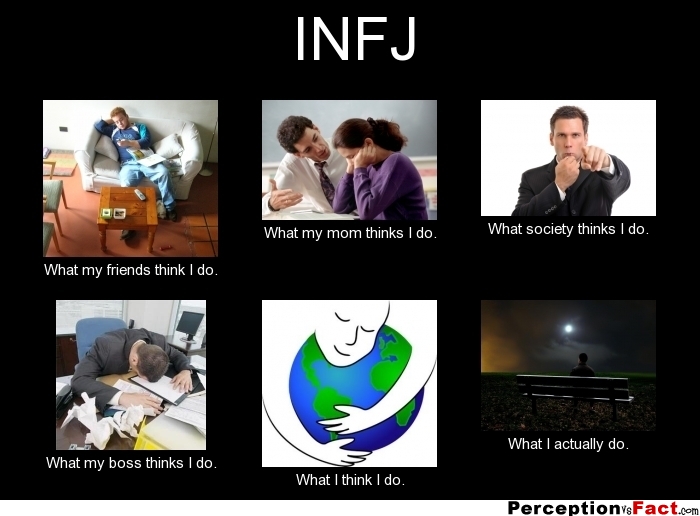 Infj What People Think I Do What I Really Do Perception Vs Fact